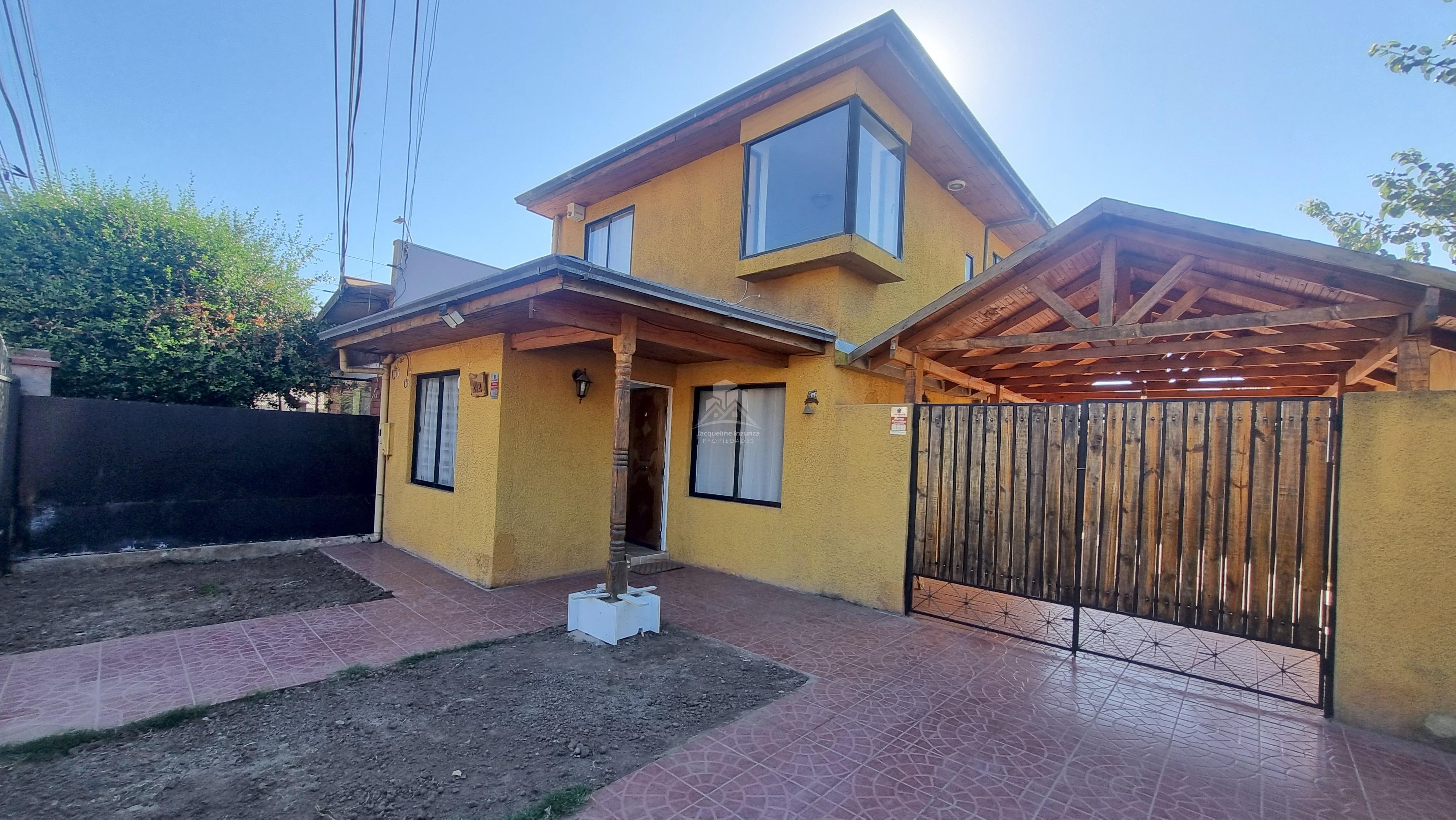 CASA  SIN MUEBLE EN VILLA  LOS MAITENES DE  MACHALI RANCAGUA